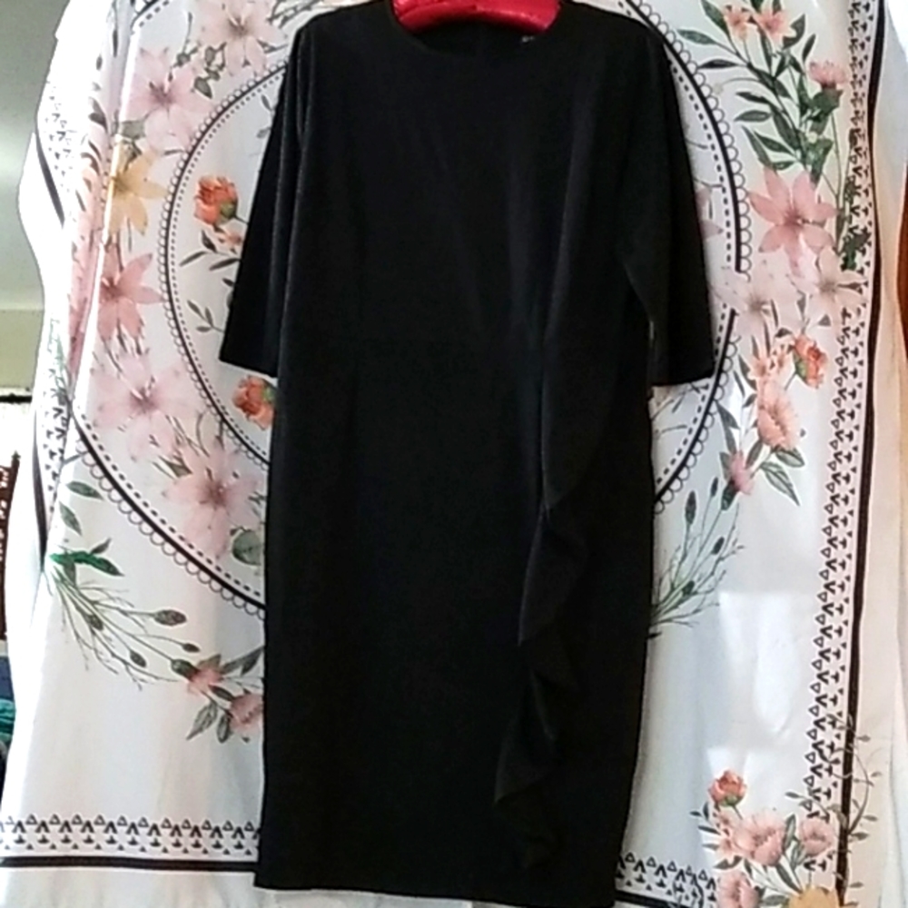 NEW! BLACK COTTON DRESS